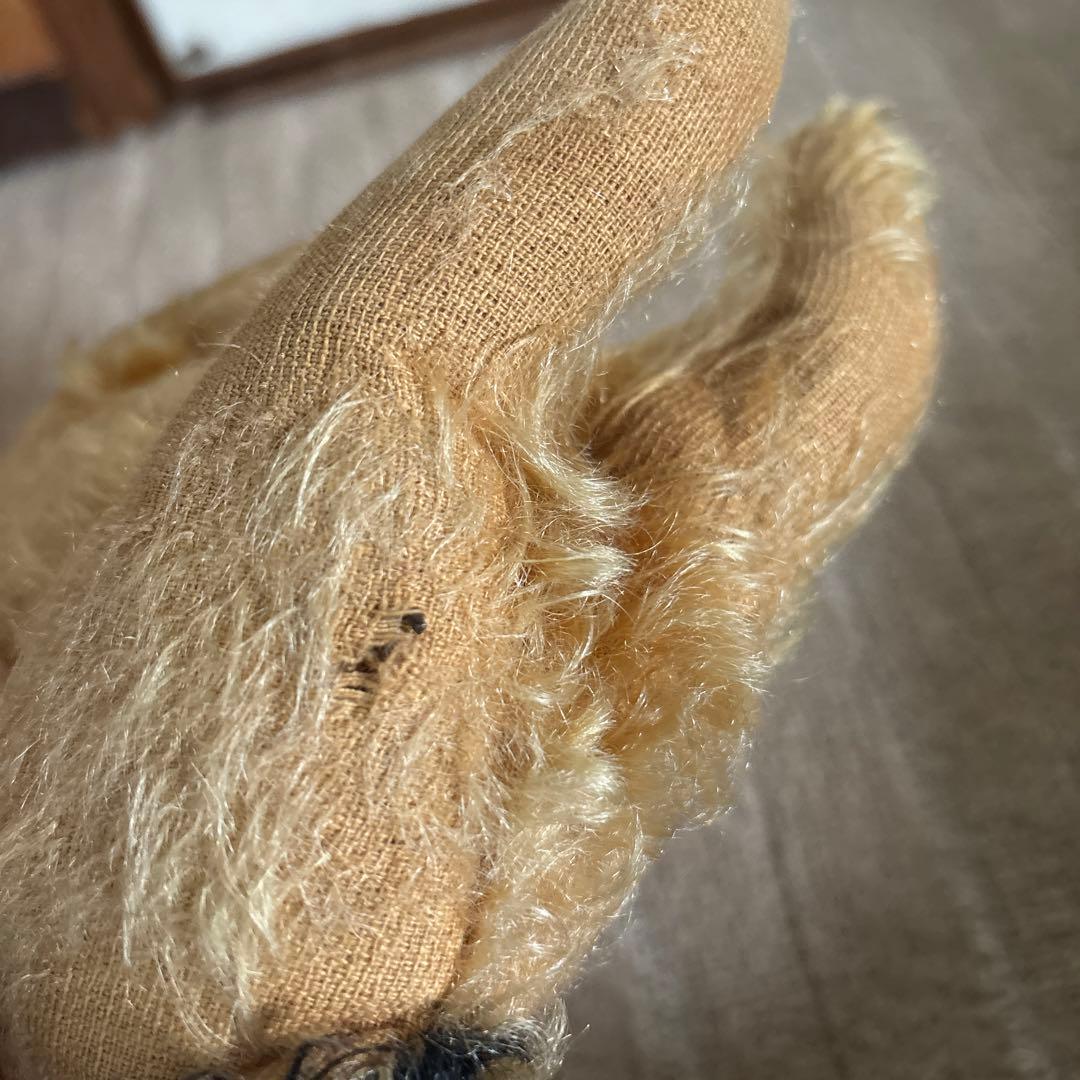 蚤の市　ビンテージ　犬のぬいぐるみ　アンティーク