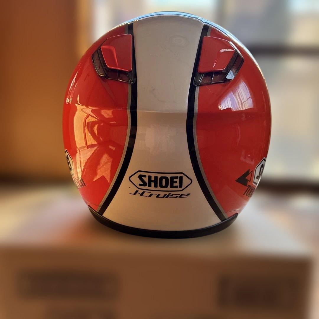 SHOEI ジェットヘルメット オレンジ・ホワイト・ブラック
