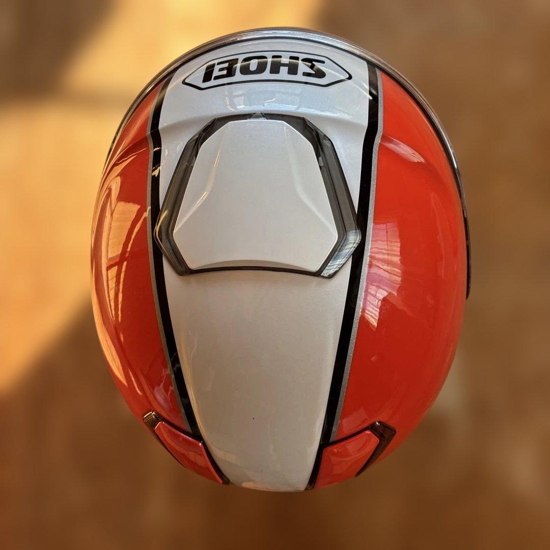 SHOEI ジェットヘルメット オレンジ・ホワイト・ブラック