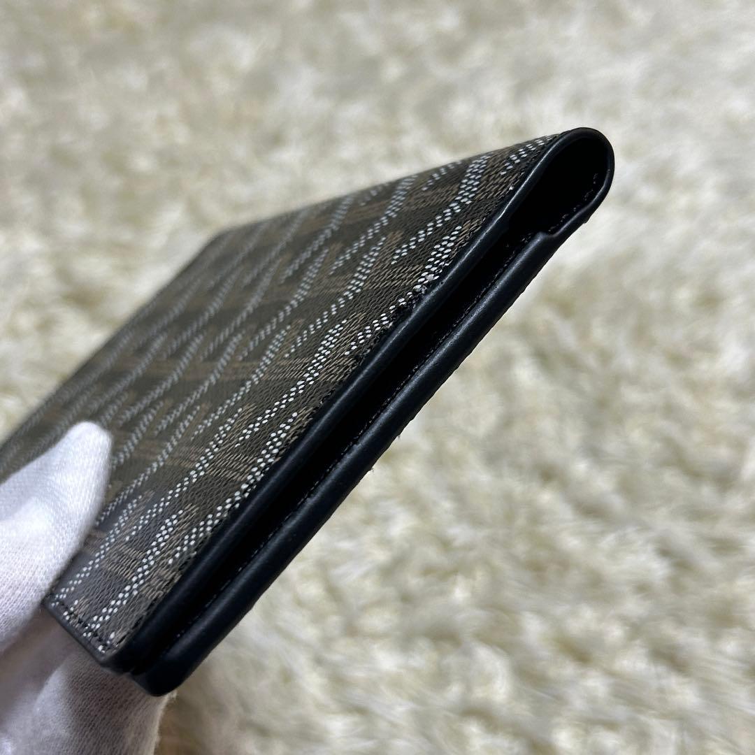 【未使用級】ゴヤール　パスポートケース　カードケース　本革　PVC 黒