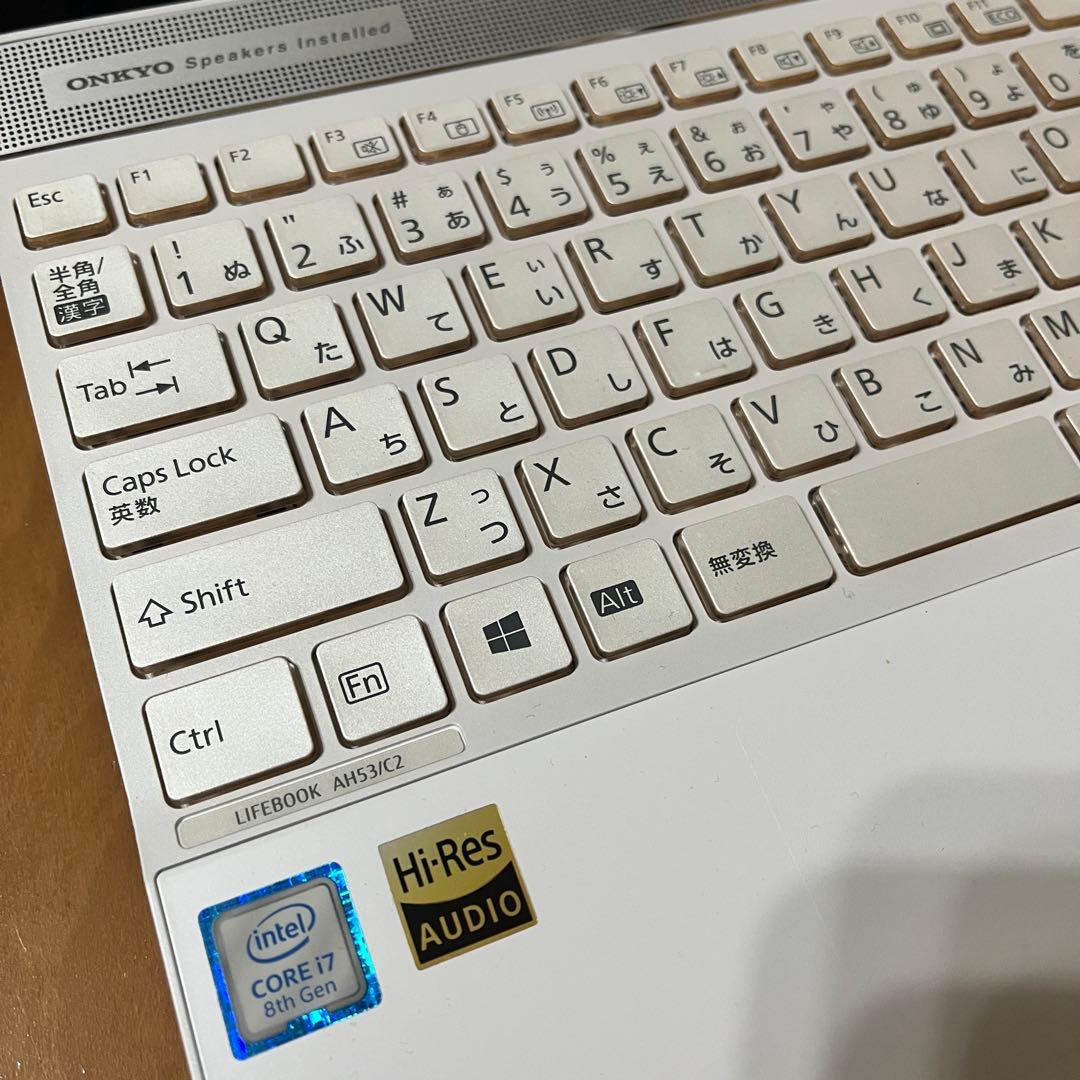 富士通ノートPC AH53/C2 i7 16GB SSD1TB Office付