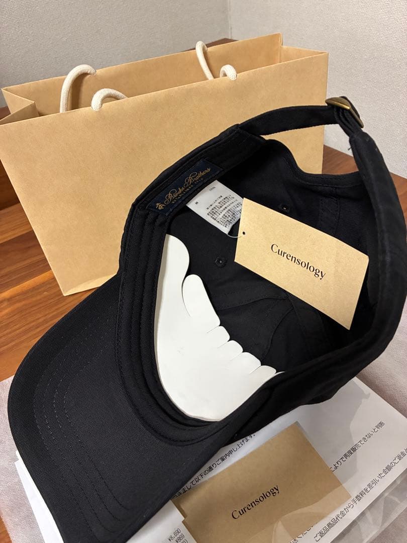 完売品 新品 カレンソロジー　＜Brooks Brothers＞Cap ブラック