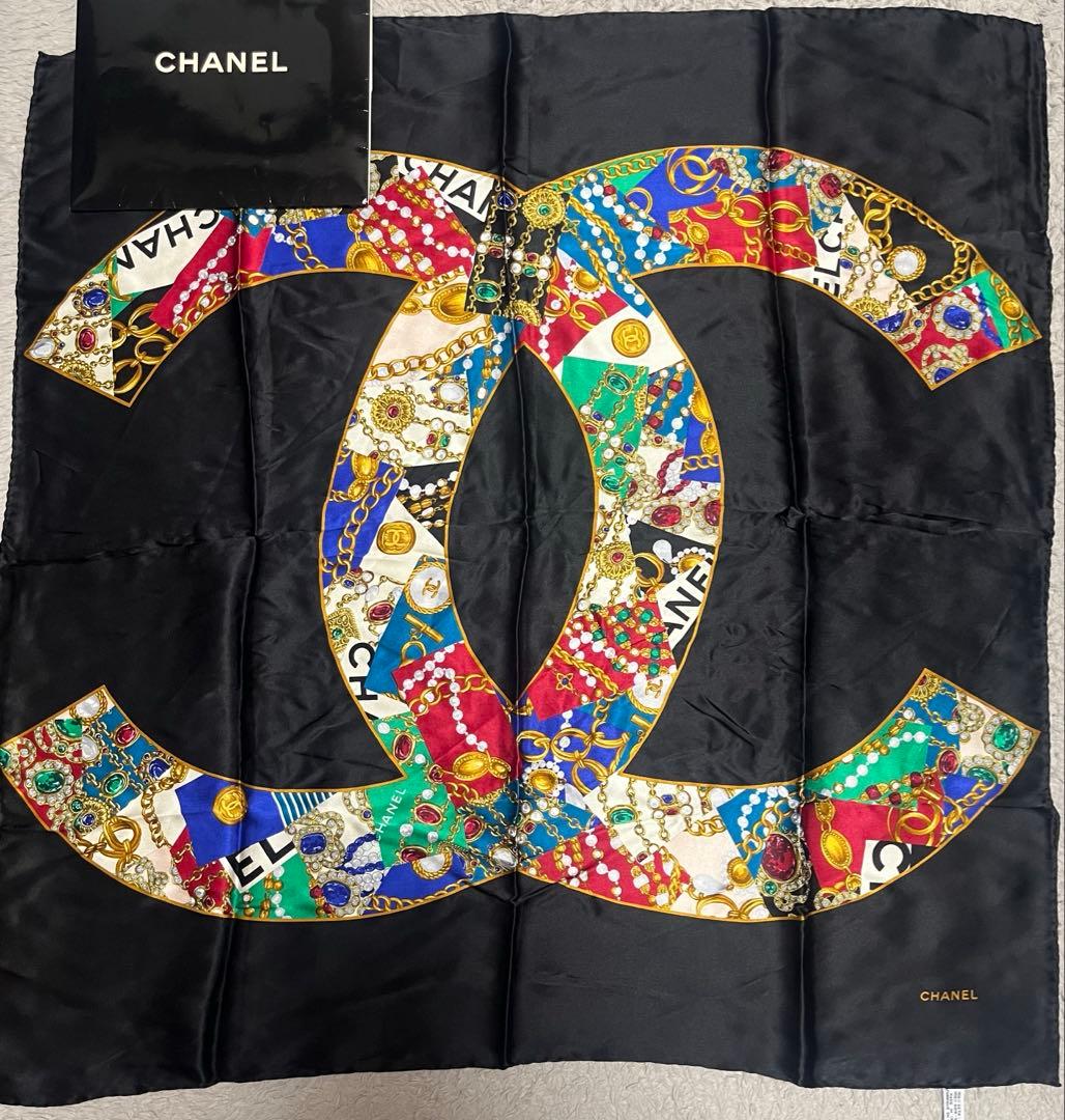 CHANEL シャネル シルクスカーフ ヴィンテージ