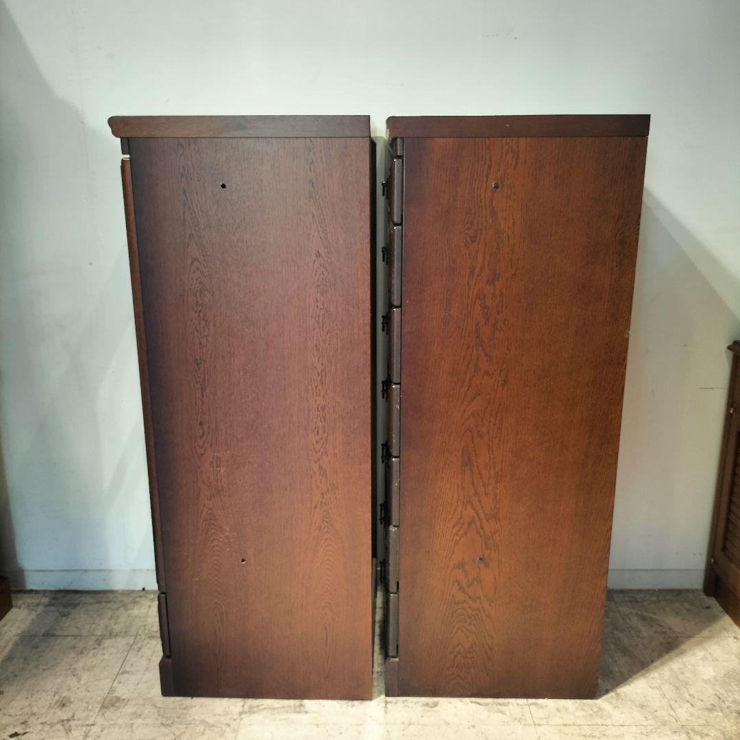 M♦ぽぽ送料込IDF太田長　Atlanta　7段チェストキャビネット　栗材