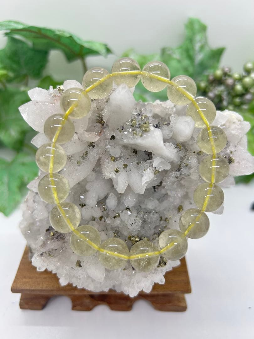 天然石水晶とパイライト共生原石　No.658