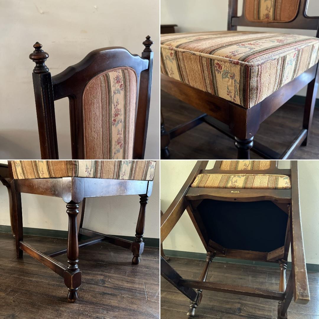 k962r114 カリモク家具 ヴィンテージ感あふれる美しいダイニングチェア