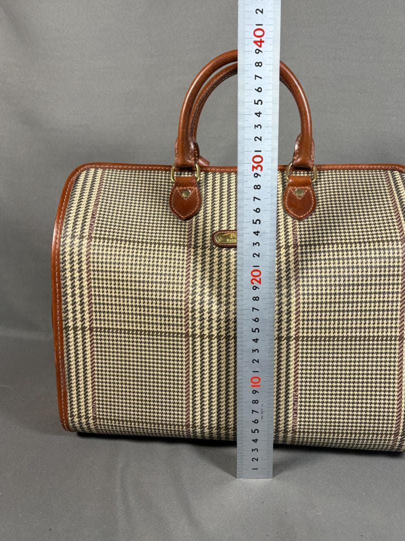 ヴィンテージ ラルフローレン 千鳥格子 チェック ボストンバッグ POLOレトロ