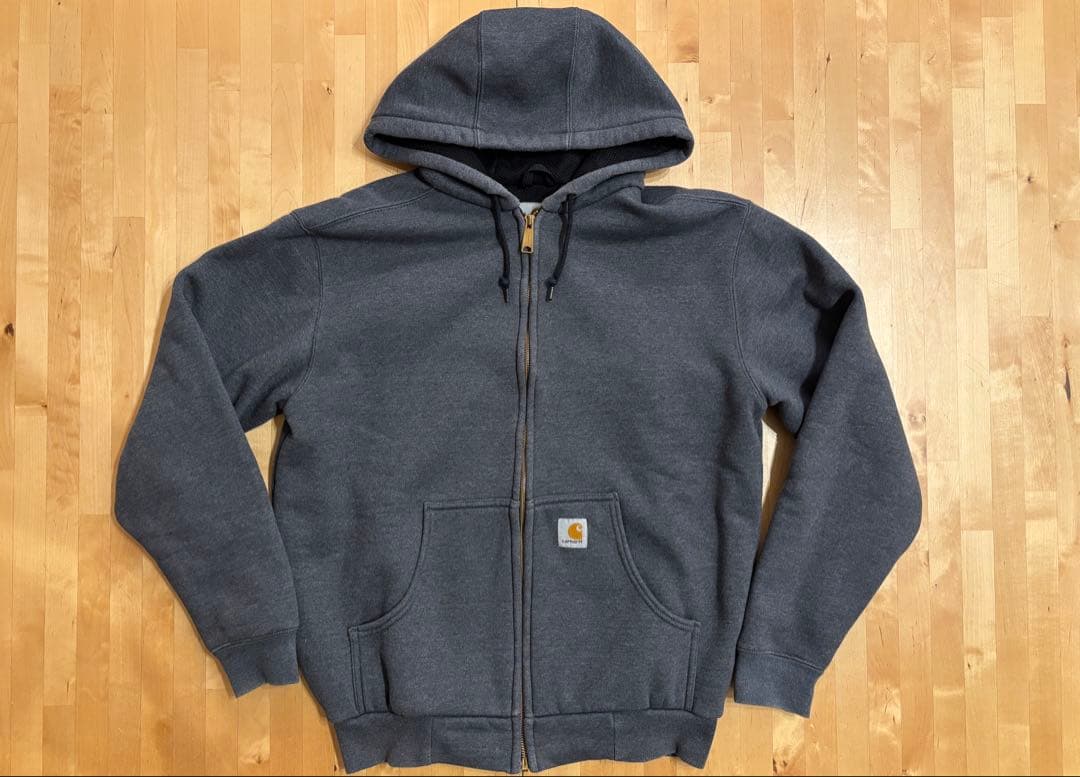Carhartt グレー ジップアップパーカー