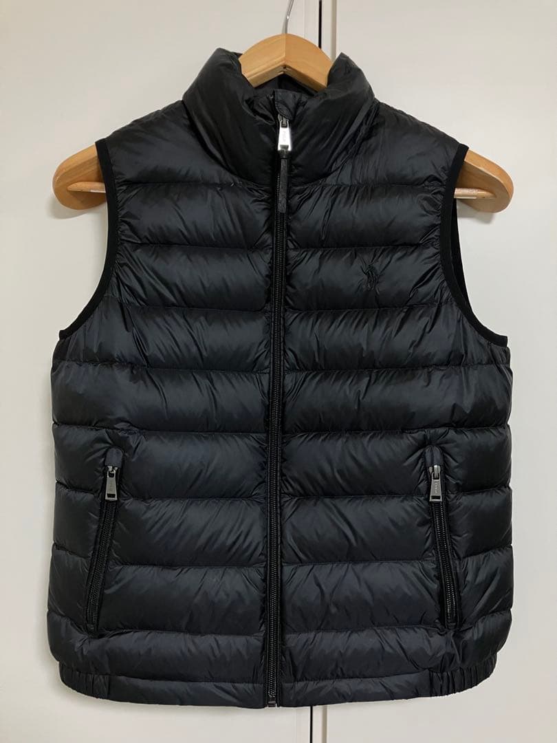 POLO RALPH LAURENポロラルフローレンのダウンベスト　Sサイズ　黒