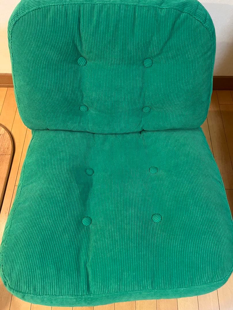 【美品】ディヴリンゲ IKEA イケア 1人掛けソファ 回転チェア　グリーン
