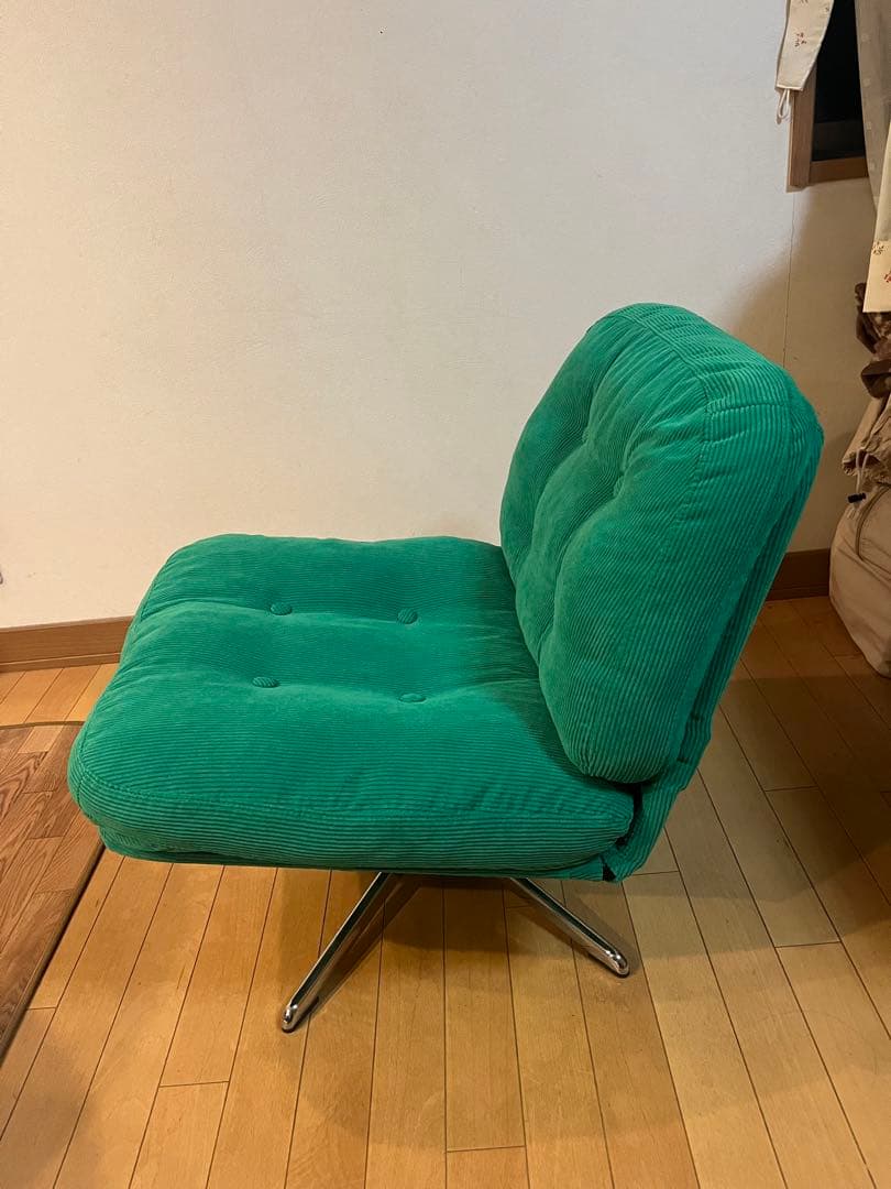 【美品】ディヴリンゲ IKEA イケア 1人掛けソファ 回転チェア　グリーン