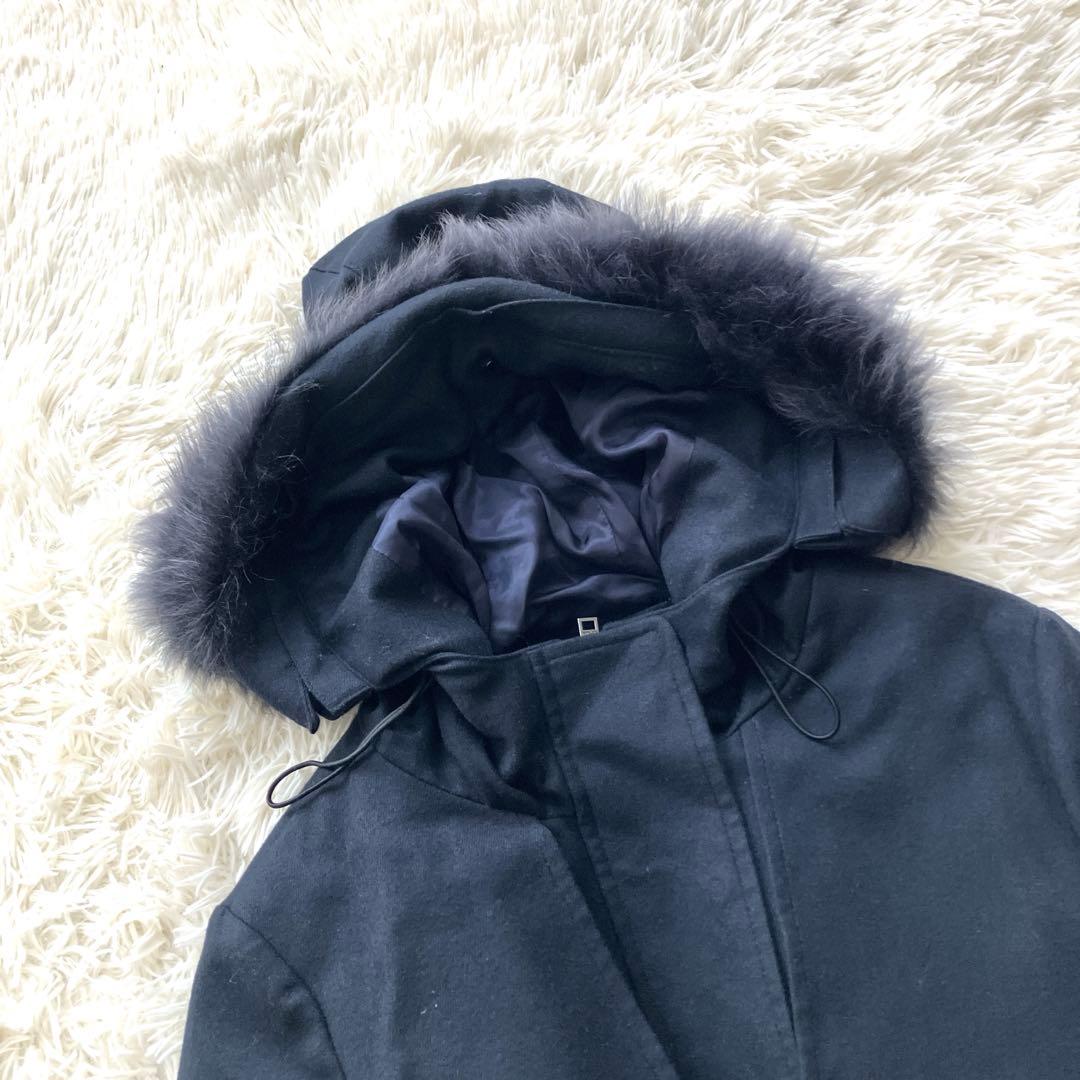 美品 現行　ポールスミス　ダウンコート　カシミア　総柄　2way 希少