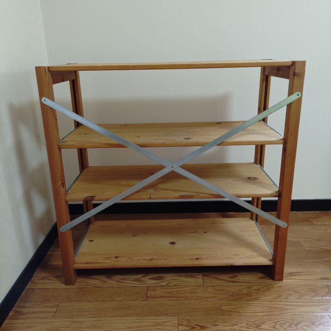 【ご予約品】廃盤希少 無印良品 パイン材ユニット棚・旧タイプ