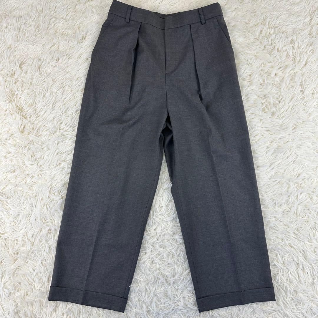 美品｜ 23区 スーツ セットアップ プルオーバー パンツ ウール グレー 38