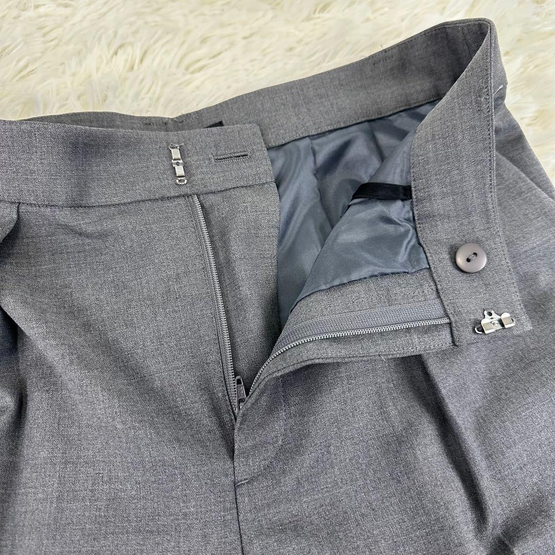 美品｜ 23区 スーツ セットアップ プルオーバー パンツ ウール グレー 38