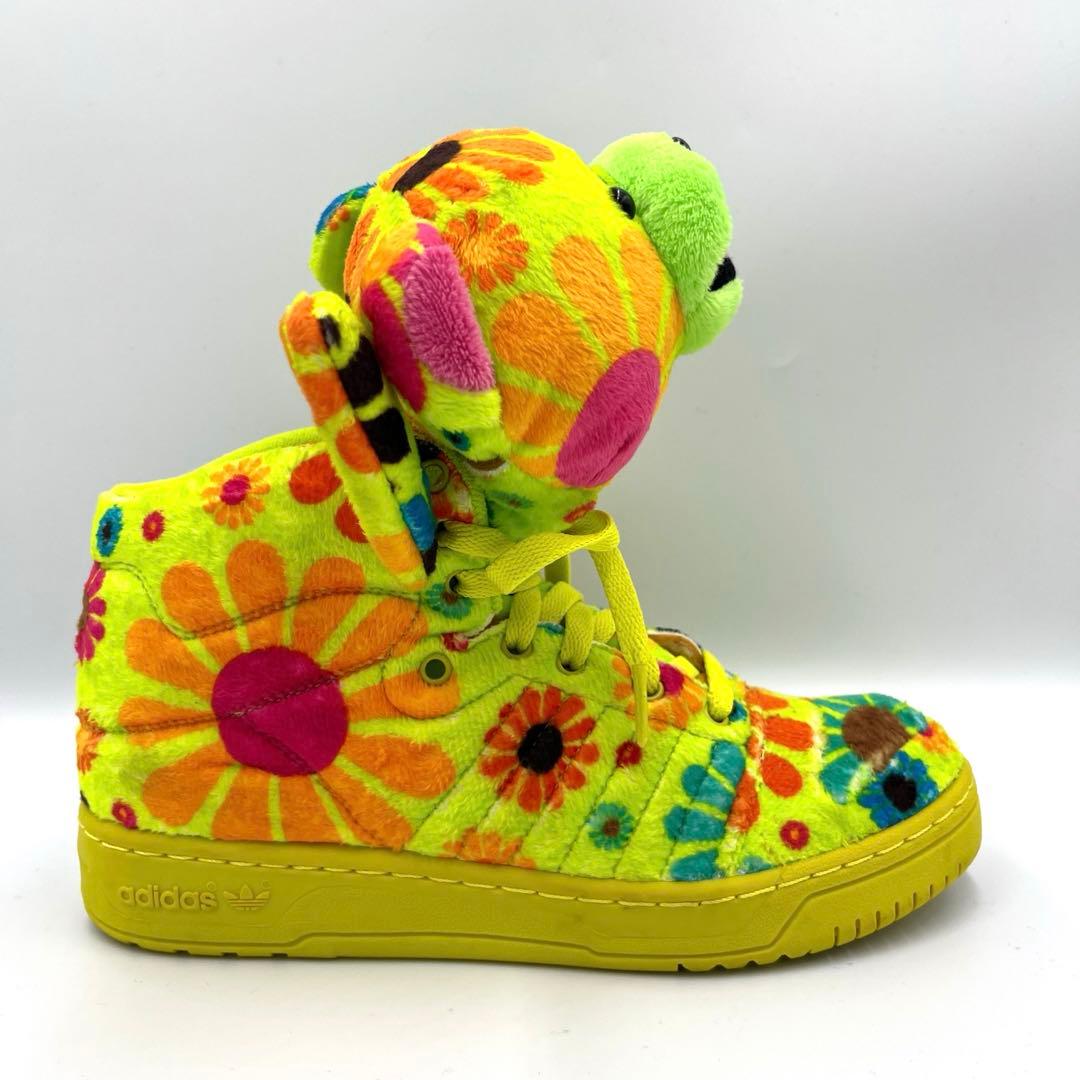 美品　アディダスadidas ジェレミー・スコット　ハイカット スニーカー クマ