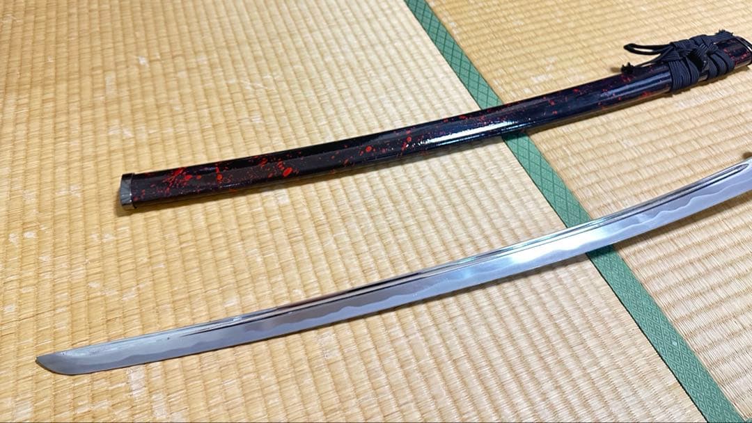 の*り様 日本刀 肥前忠広 模造刀 合金　太刀