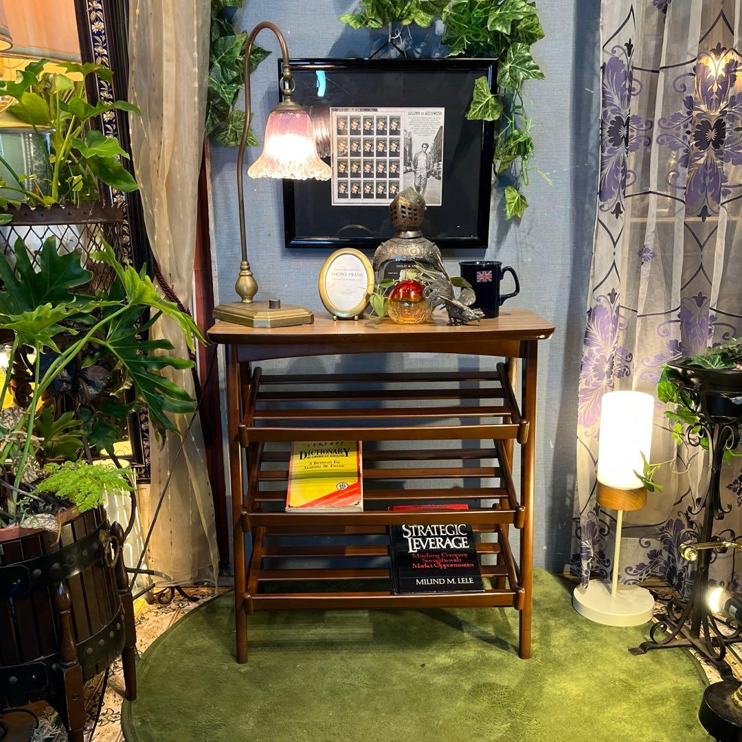 オールドカリモク　60’s アクセント ラック　ミッドセンチュリー