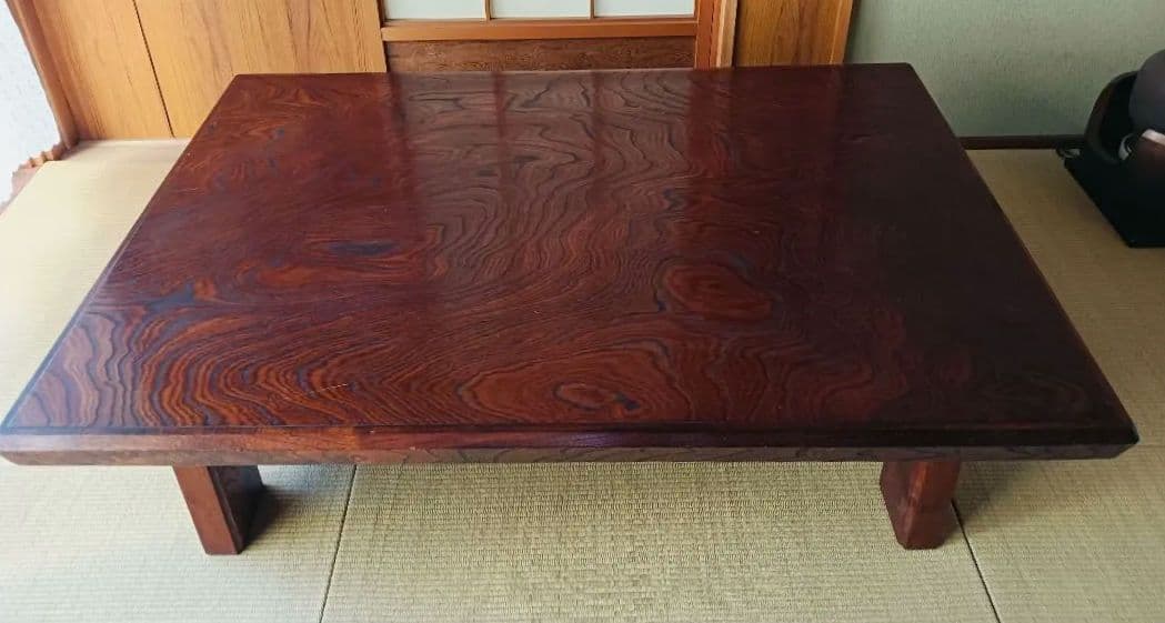 座卓　ちゃぶ台　素材不明　茶色