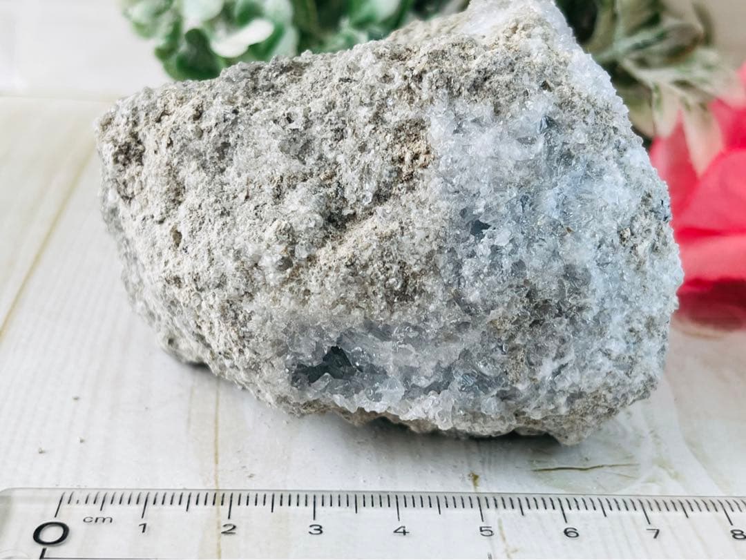 【天使の石】セレスタイト　天青石　原石　ラフストーン　大