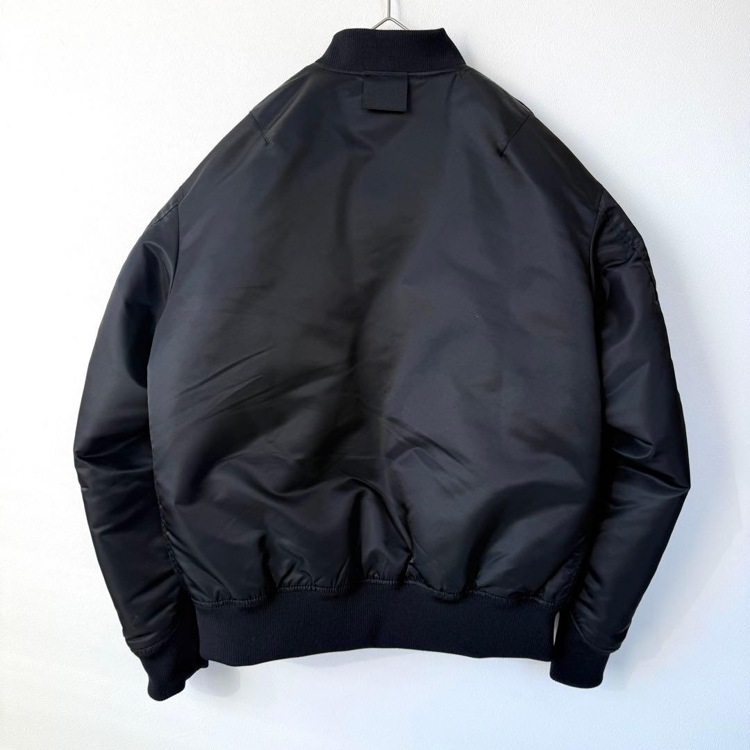 【美品✨】ユニクロ+J ハイブリッドダウンオーバーサイズMA－1 黒 L 即完売
