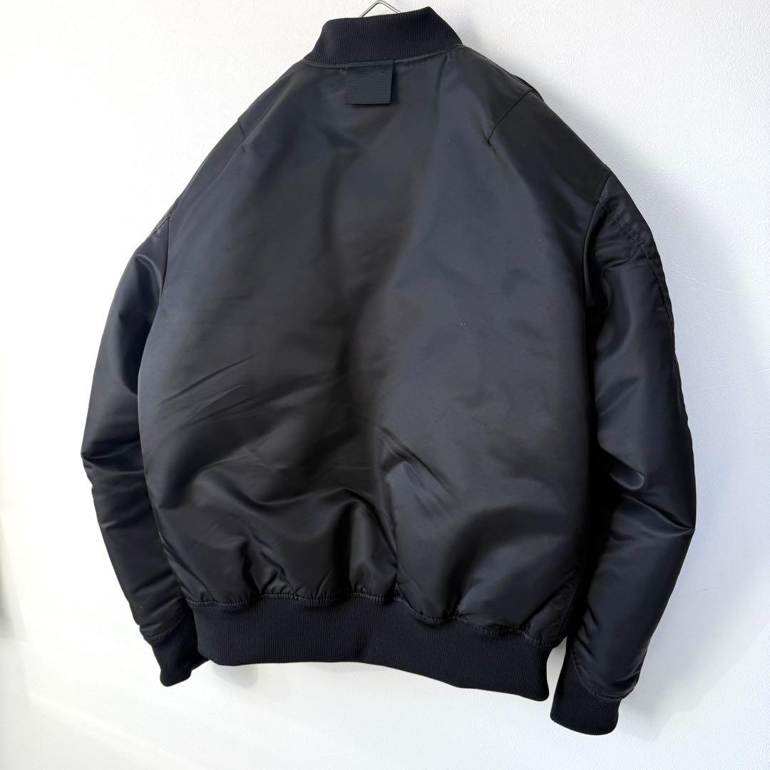 【美品✨】ユニクロ+J ハイブリッドダウンオーバーサイズMA－1 黒 L 即完売