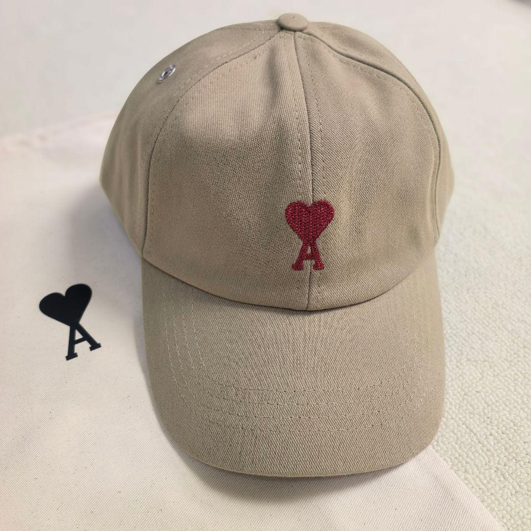 AMI Alexandre Mattiussi ベースボールキャップ ハート刺繍