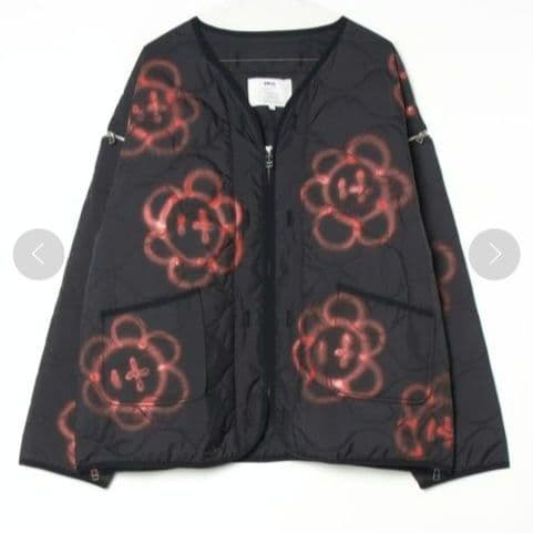 【新品】25AW amok 花柄 キルティング　ブルゾン Guernika