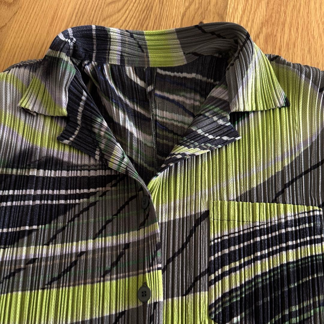 プリーツ プリーズ ／PLEATS PLEASE 開襟シャツ