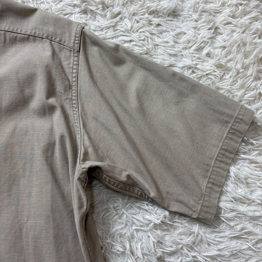 極美品　マディソンブルー　半袖シャツ　ハンプトン　ベージュ　2