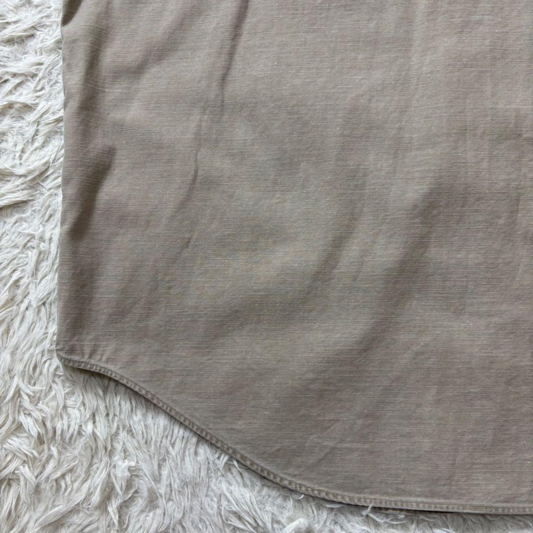 極美品　マディソンブルー　半袖シャツ　ハンプトン　ベージュ　2