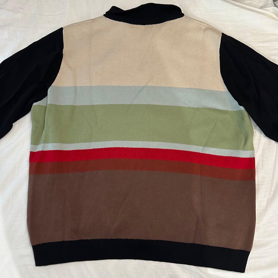 TTT_MSW 22aw Border Knit Cardigan Lサイズ