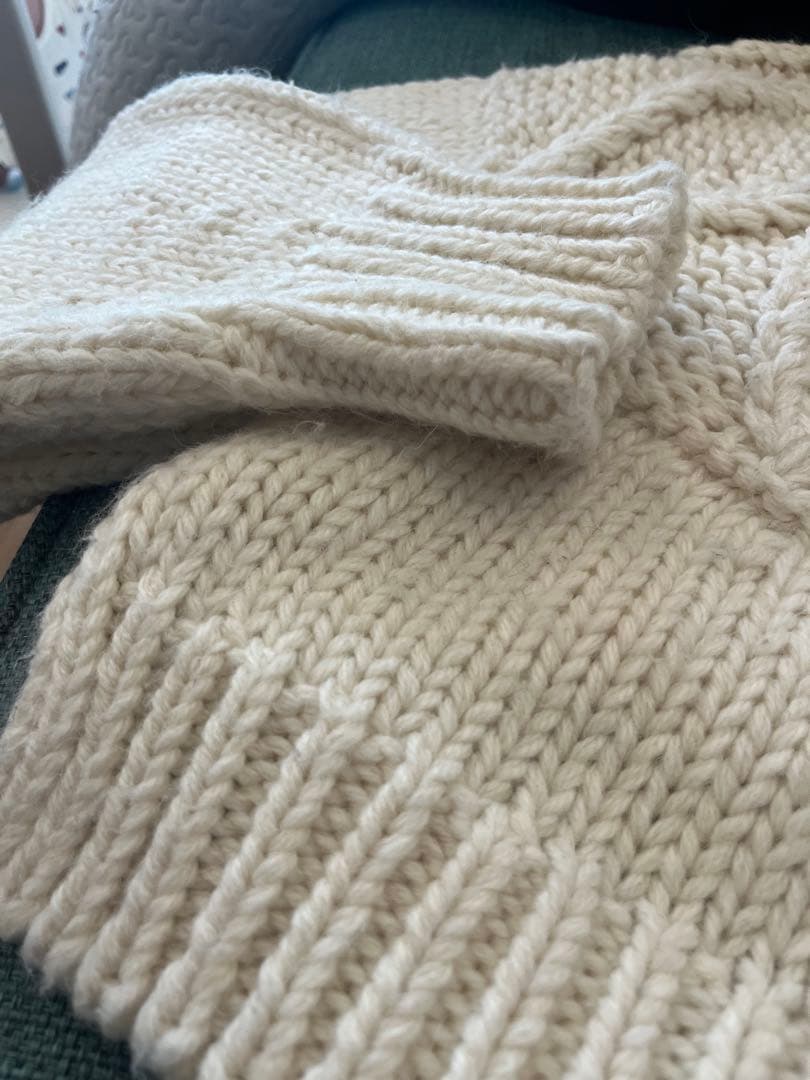 24AW✨カレンソロジー ケーブルベルテッドプルオーバー アイボリー ニット