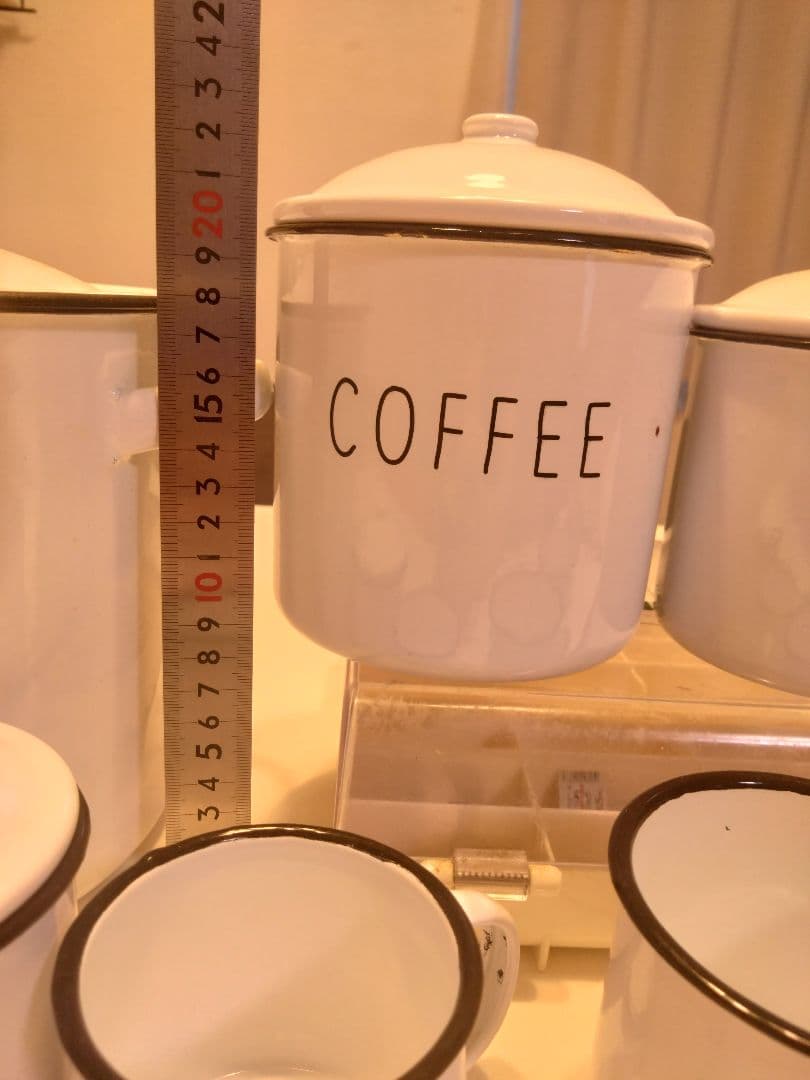 スタジオクリップの琺瑯セット♪琺瑯米びつ、琺瑯キャニスター等♪琺瑯マグセット