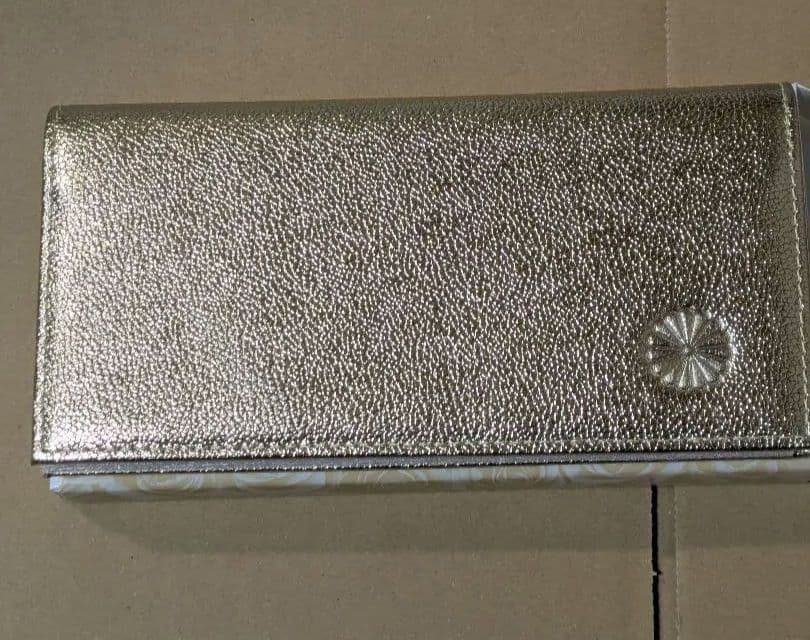 即日発送 皇居限定 長財布 ゴールド 金色チャック