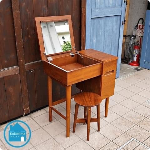 【おしゃれ】emo. ドレッサー スツール付き