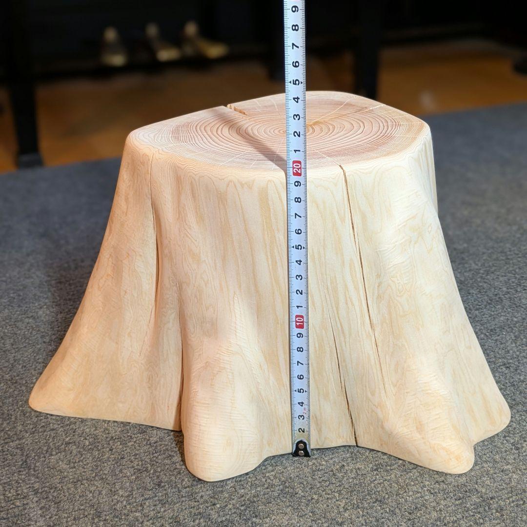 檜　切り株　高さ約19.5㎝