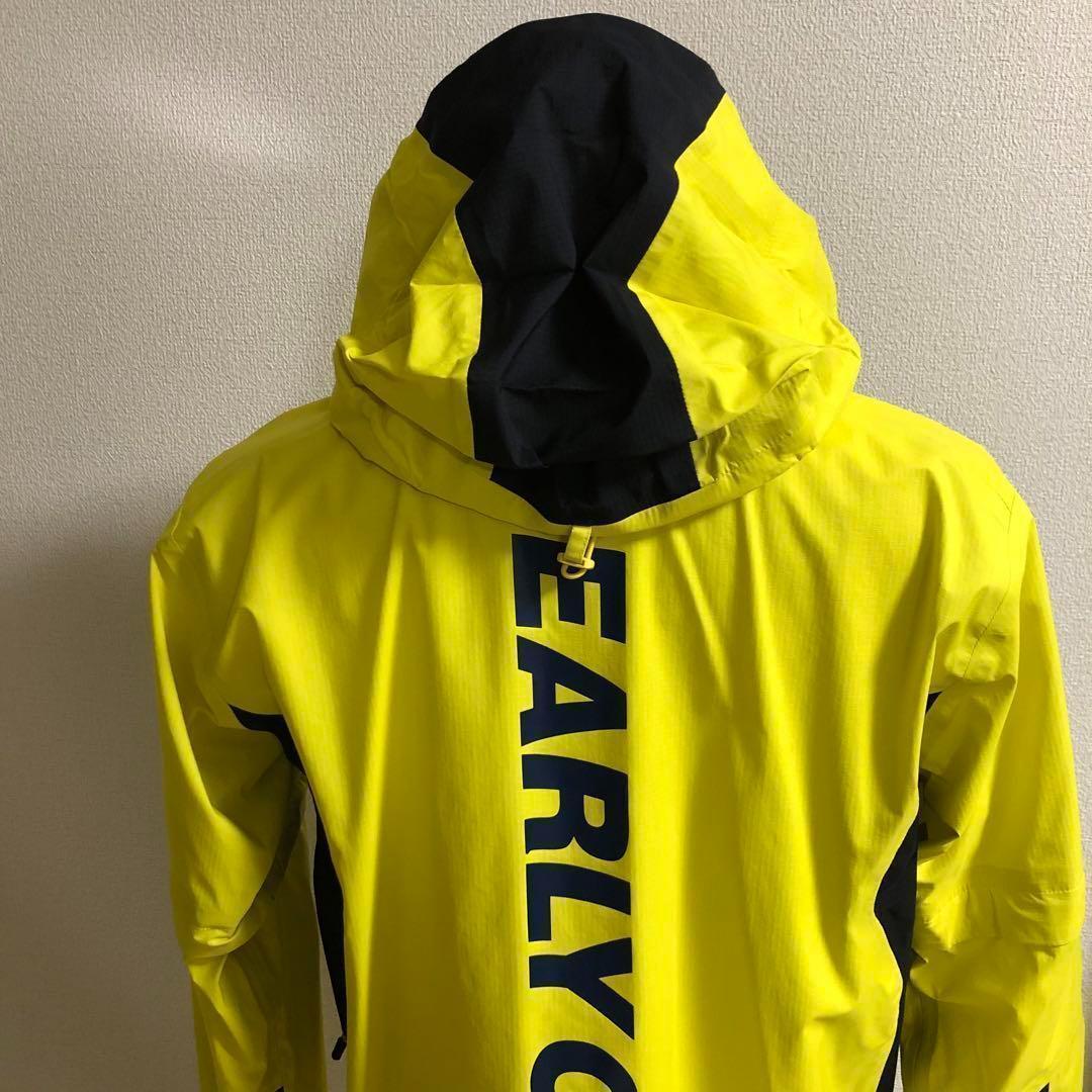 美品 パーリーゲイツ 防風撥水 2way ジャケット イエロー サイズ 4