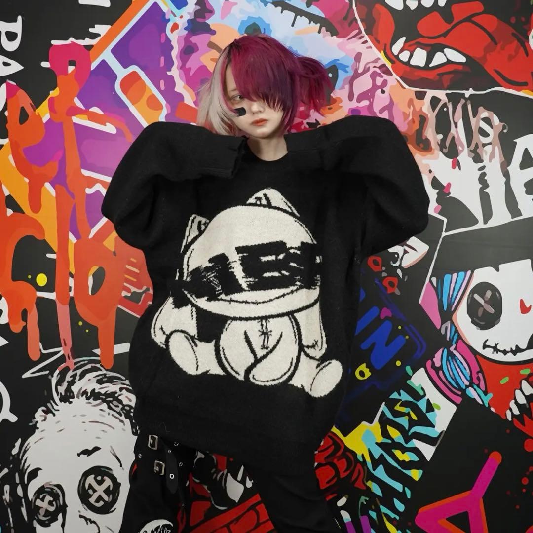 NieR 立体パイル生地UNISEX WIDE CARGO PANTS