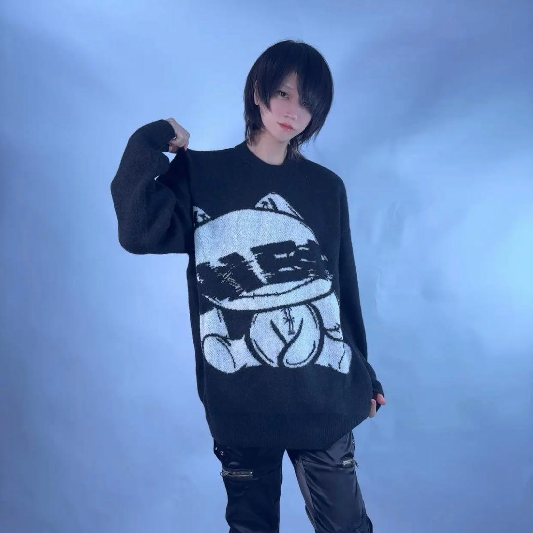 NieR 立体パイル生地UNISEX WIDE CARGO PANTS