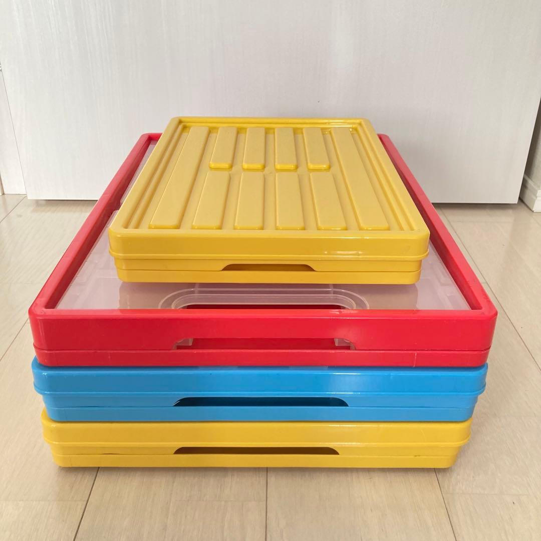 ナカバヤシ kids color 折りたたみコンテナ　カラー ミッフィー 4点