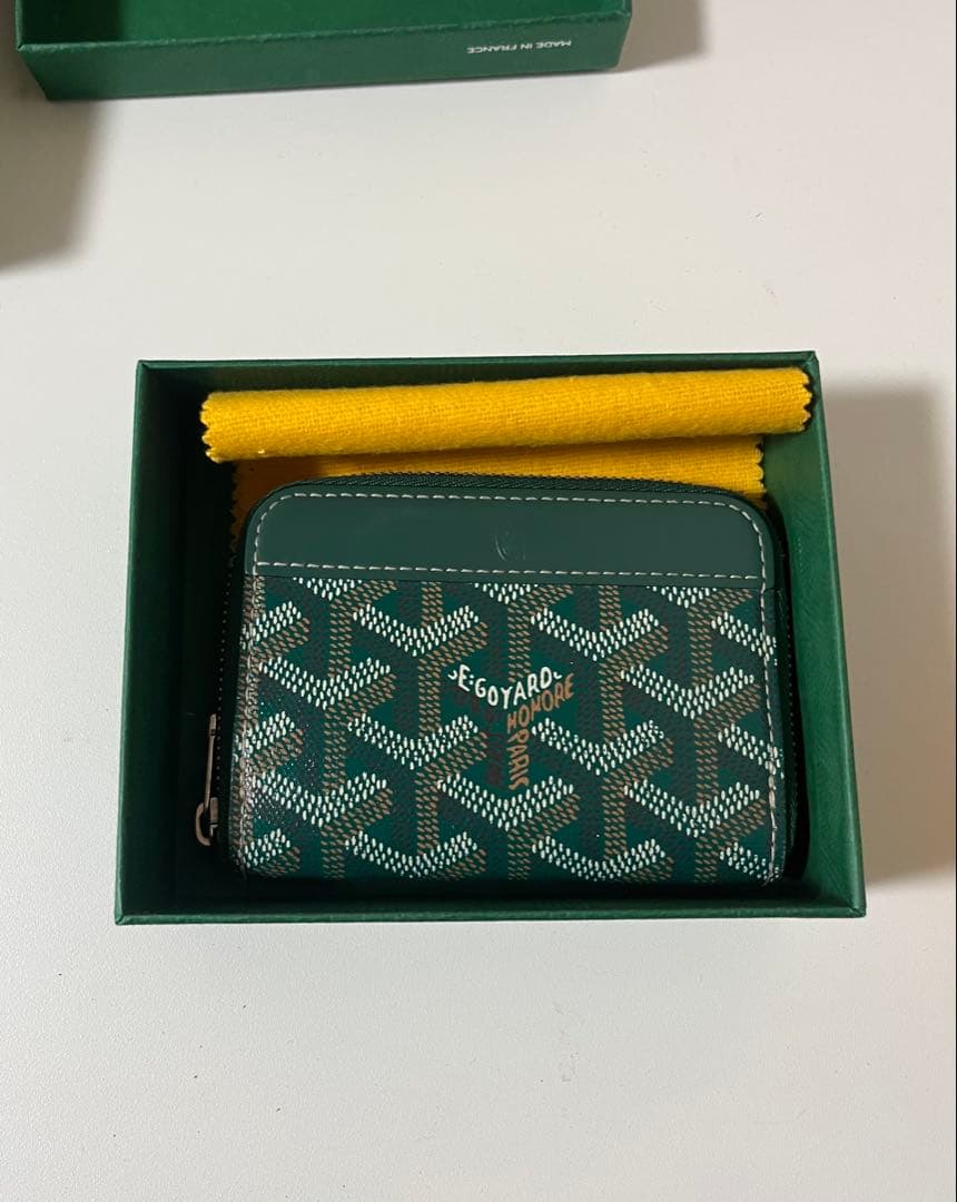 GOYARD ゴヤール マティニョン ケース 緑