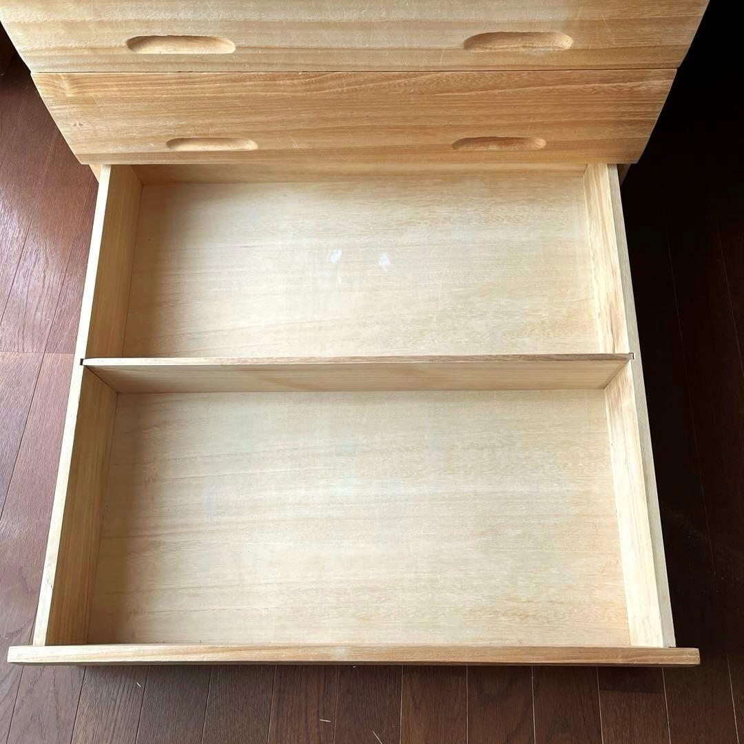 【金欠太郎です】桐 押入れタンス キャスター付き