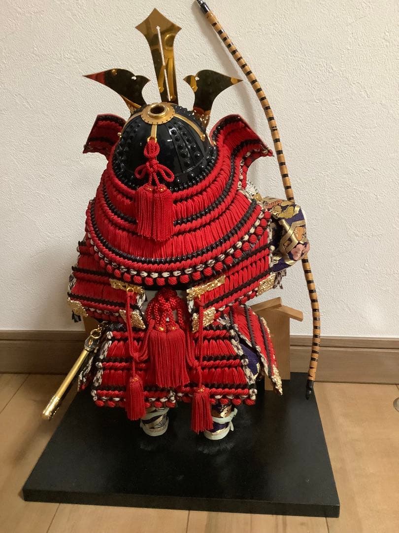 五月人形 赤金装飾 武士の衣装