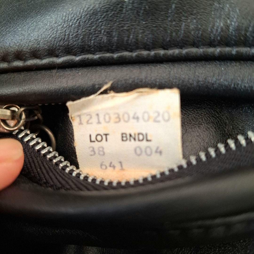 ほぼ未使用　SCHOTT　641　ショット シングル　極厚革です　38　USA製