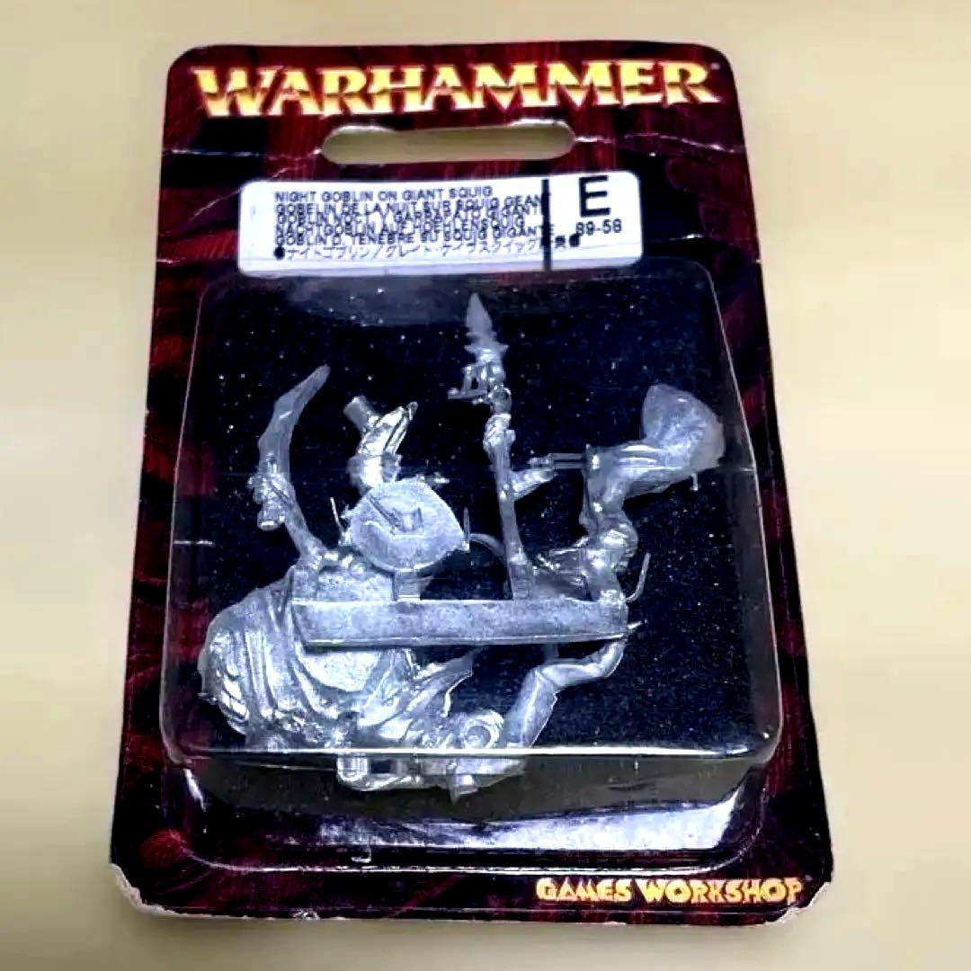 ウォーハンマー　メタル製【ナイトゴブリン／グレイトケイヴスクイッグ騎乗】