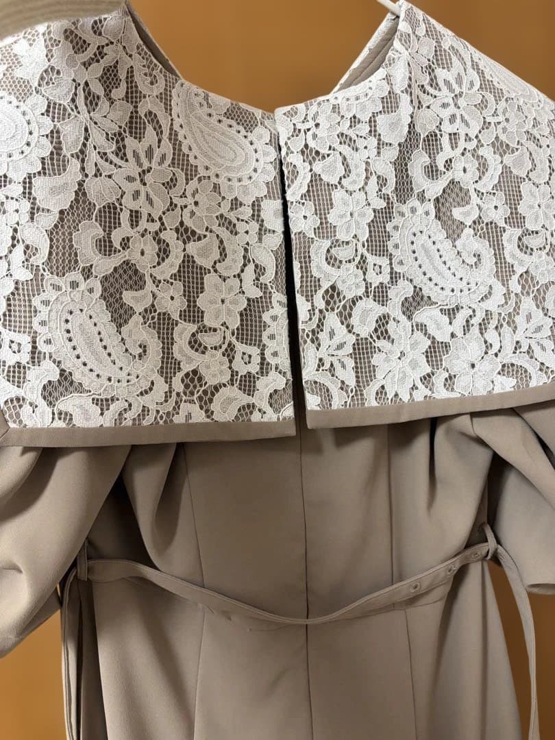 ワンピース herlipto Vyronas Lace Collar Dress