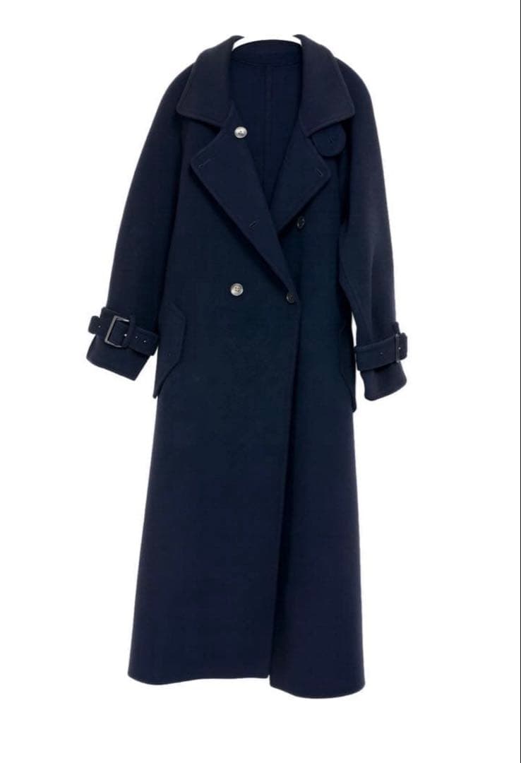 即購入OK basementonline スタンドカラーコート　ロング