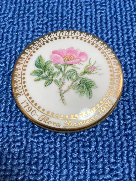 ロイヤルコペンハーゲン　フローラ　ダニカ　ハンドミラー