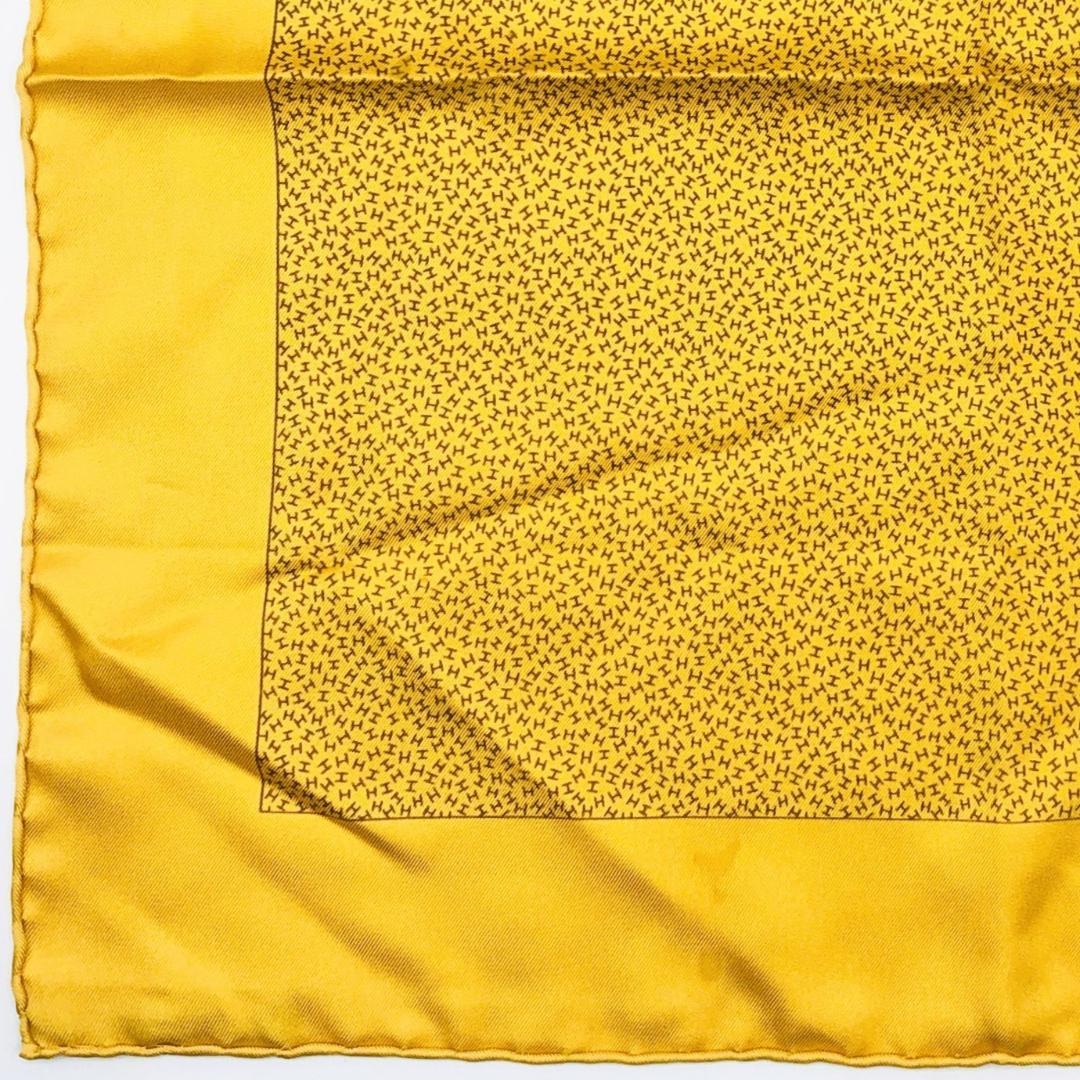 HERMES エルメス カレ45 H柄 オレンジ系 スカーフ ガヴロッシュ